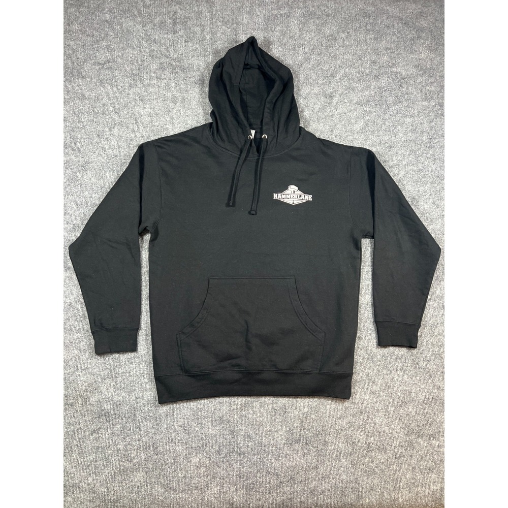 Independent Trading By Hammer Lane Hoodie Mens Large Black Cotton Skull Graphic